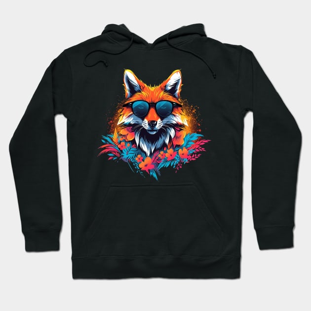 cool fox Hoodie by weirdesigns